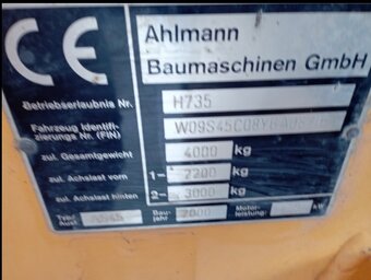 Ahlmann H000161 -  kolový nakladač - 12