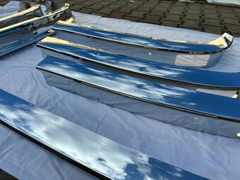 Škoda 100, 110R, 120  - přední nárazník nový chrom - 12