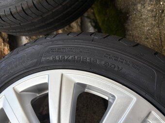 Alu kola originál 5x100 r16 vw Polo + nové letní pneu dot25 - 12
