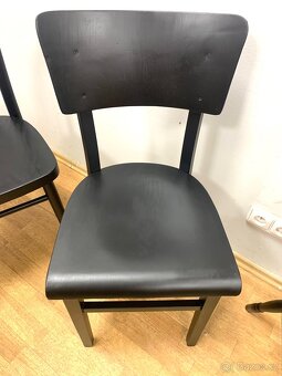 Retro židle TON černá matná - 12