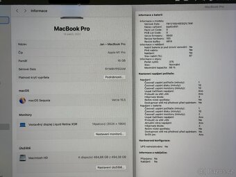 Apple MacBook Pro 14" M1 PRO CZ 2021 16G 512G šedý 86% DPH - 12