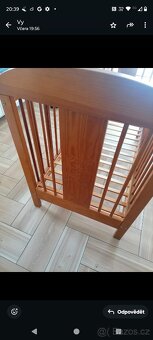Dřevěná dětská postýlka - 12