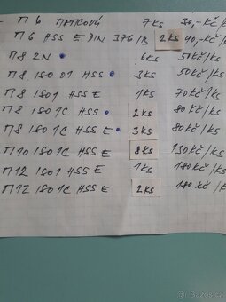 Nové nepoužité  závitníky - 12