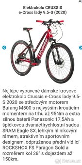 Dámské elektrokolo Crussis e-cros lady 9.5 - 12