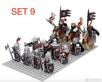 Figúrky Rytieri 2 (8ks) typ lego, nové, nehrané - 12