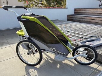 Thule Chariot Cougar + cykloset + skiset + miminkovník - 12