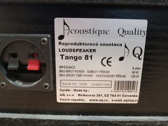 Auna Line 4707 + subwoofer + střed. repro AQ Tango 81 - 12