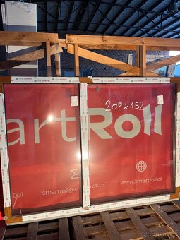 Okno  plastová PVC , profil 70 mm/ 3 sklo , nepoužitá okna - 12