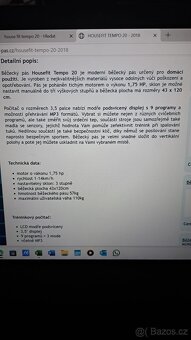 Prodám běžecký pás HOUSEFIT TEMPO 20 - 12
