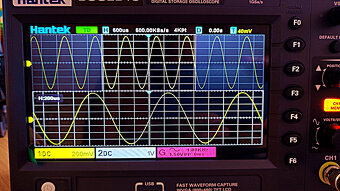 Osciloskop Hantek DSO2D15 150MHz s generátorem 25MHz NOVÝ - 12