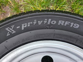 Kompletní letní ZÁTĚŽOVÁ ocelová kola - 215/70 R15 C - 5x118 - 12