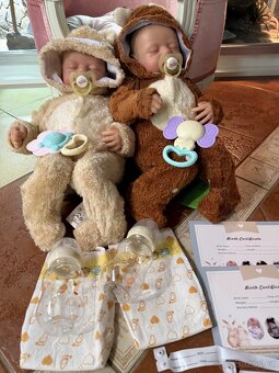 Realistická Reborm miminka dvojčátka - 12