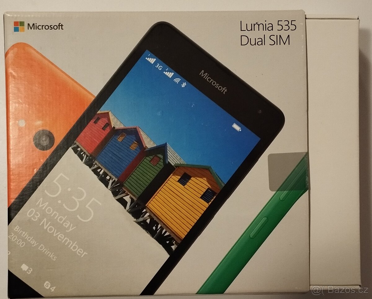 Prodám mobil Microsoft/Nokia Lumia 535 Dual SIM, stav A - 13