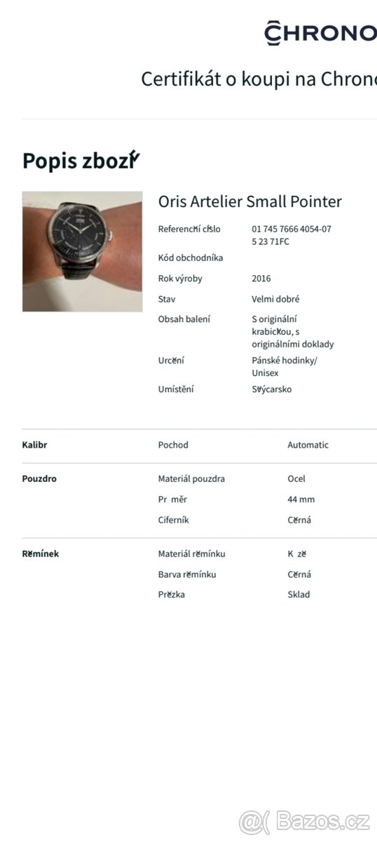 Oris Atelier pontier Day 7666 - 13