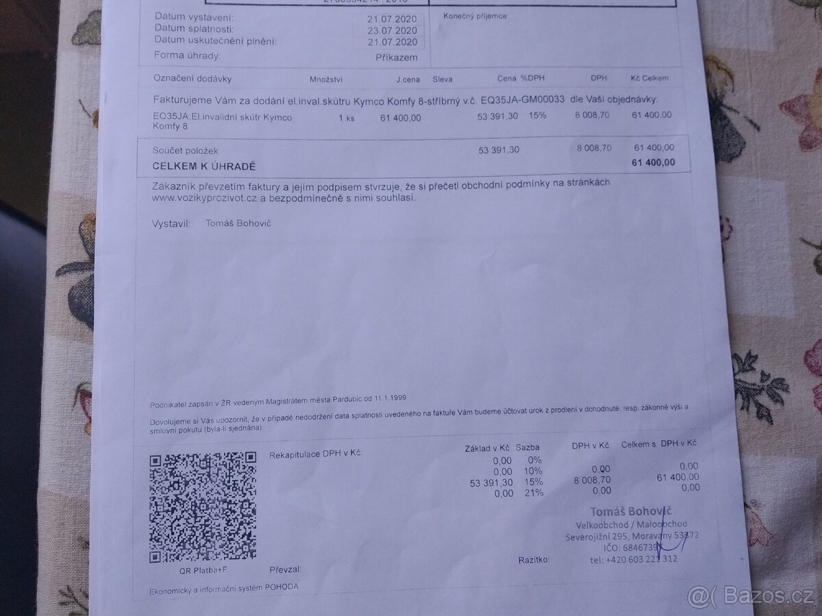 Elektrický skútr pro seniory - 13