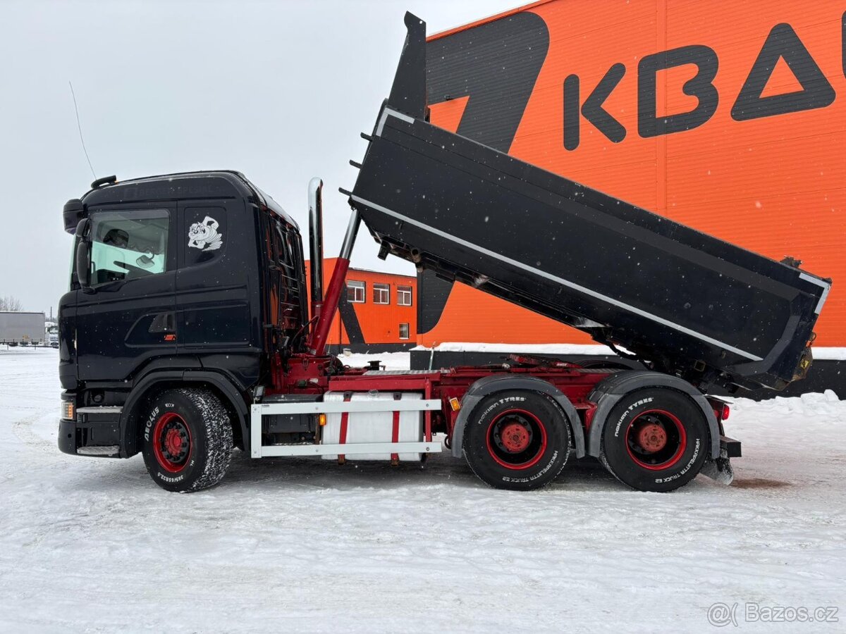 Scania R580 E6 tahač - sklápěč - 13