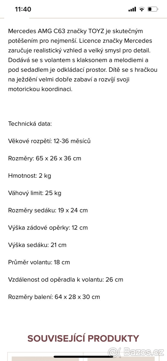 Odrážedlo Mercedes - 13