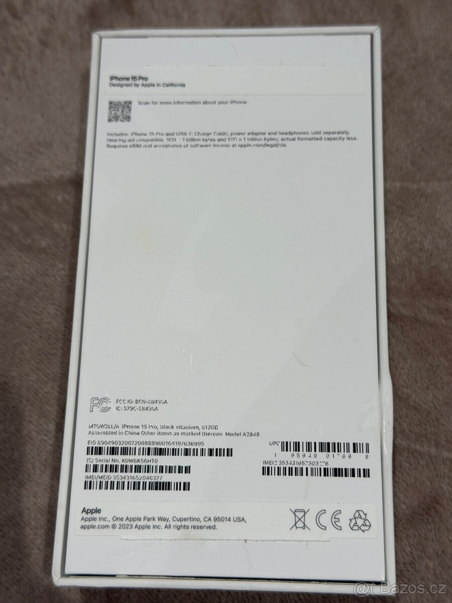 iPHONE 15 Pro BLACK 512 GB - 13