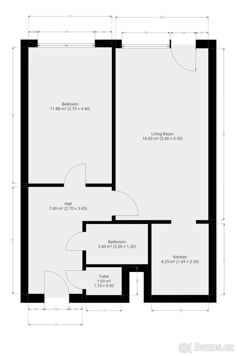 Pronájem bytu 2+kk - 13
