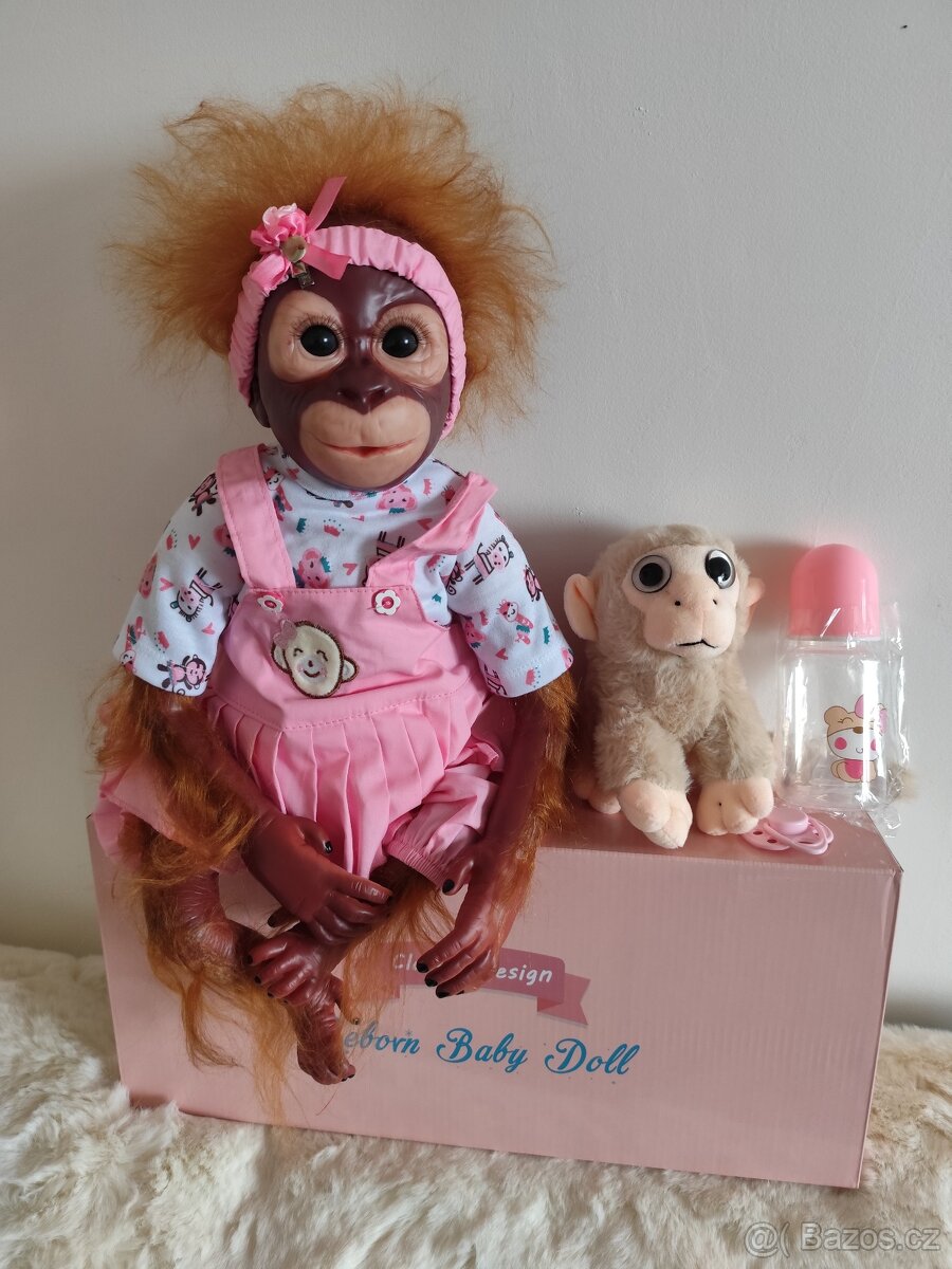 Opice opička panenka NOVÁ - 13