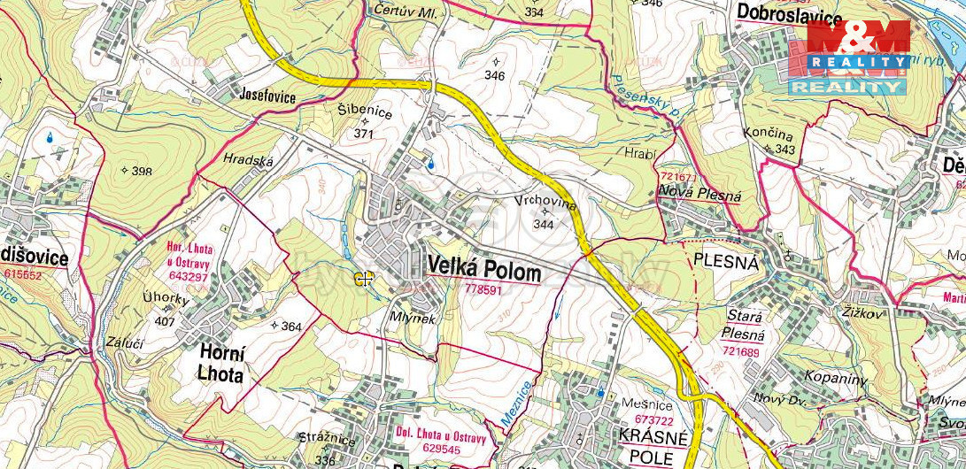 Prodej lesa, 1901 m², Velká Polom - 13