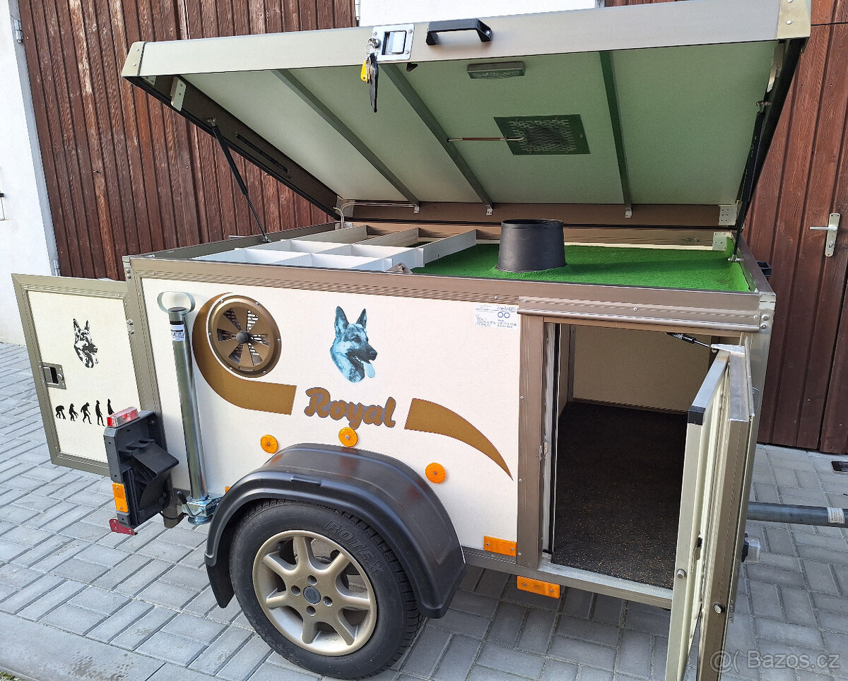 WT Metall, TH3/ROY1 přívěsný vozík pro psy - 13