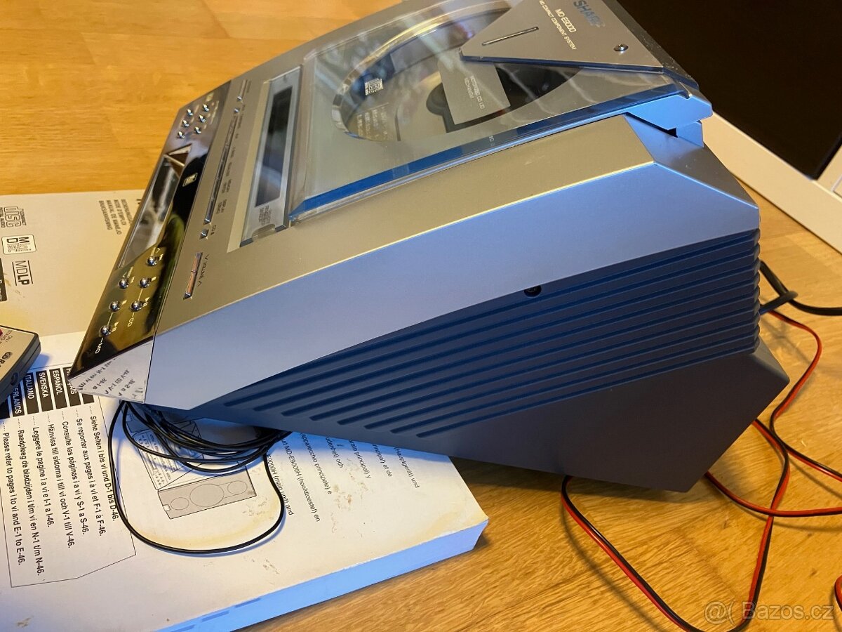Minidisc MDLP stylovy Hifi system Sharp MD-E9000H - 13