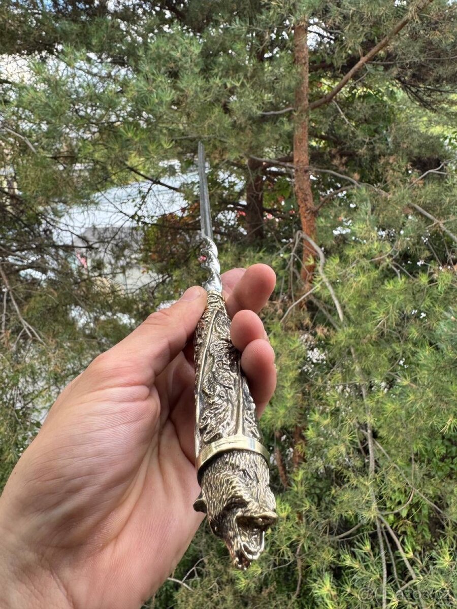 Dárková sada 6 jehel na špízy s bronzovými rukojeťmi - 13