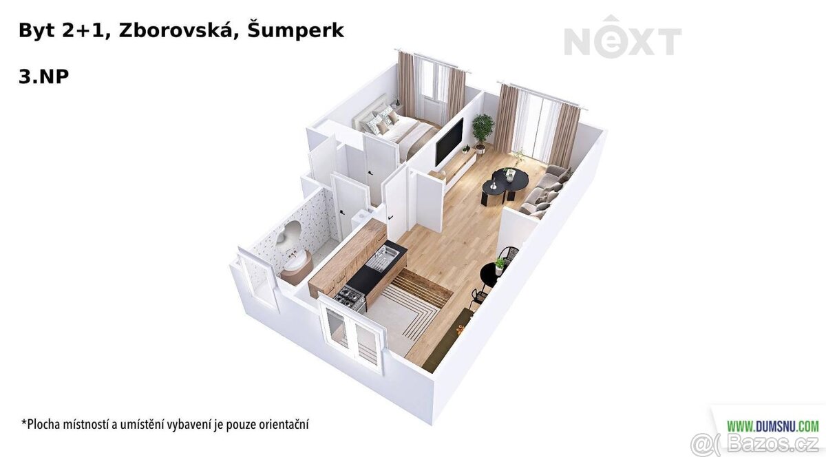 Pronájem byt 2+1, 49㎡ - 13