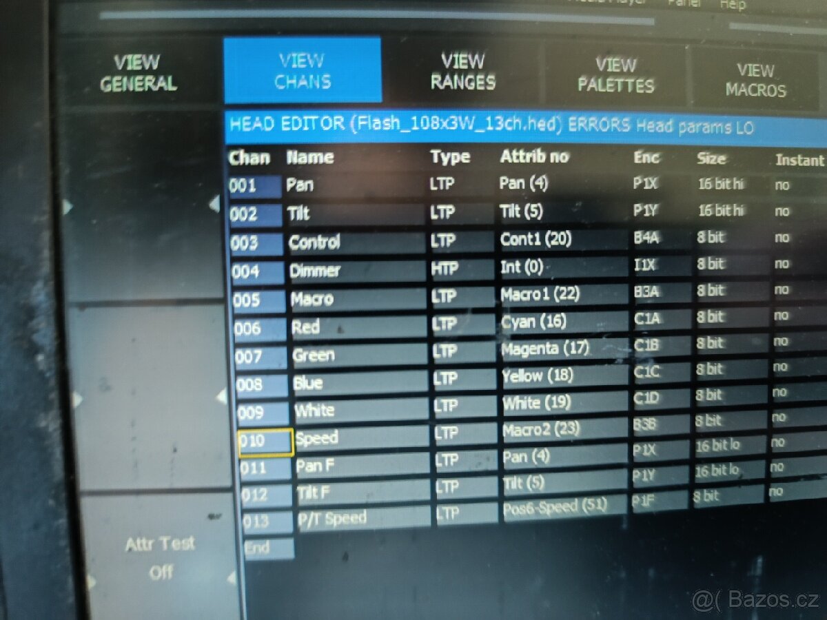 4ks Otočná LED hlava 108x3W - 13