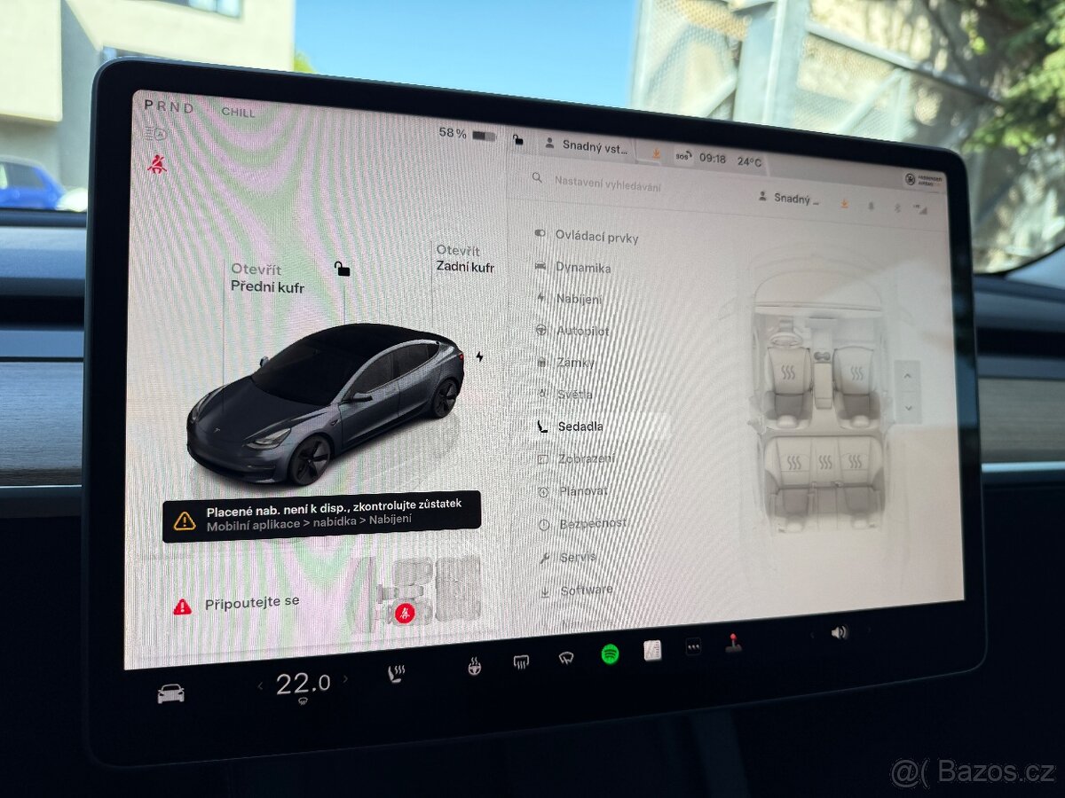 Tesla Model 3, Long Range AWD Tažné - 13