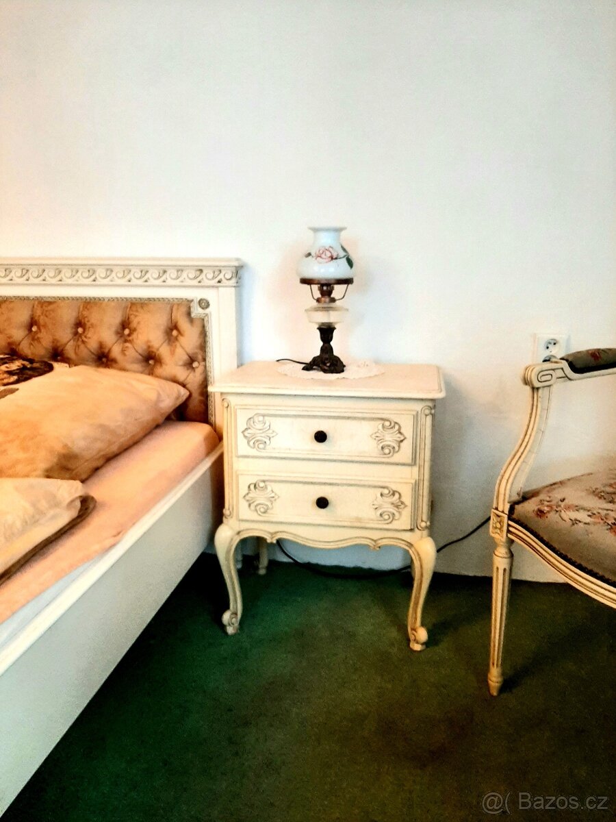 ložnice ve stylu Ludvík XIV+ 2x postel - 13