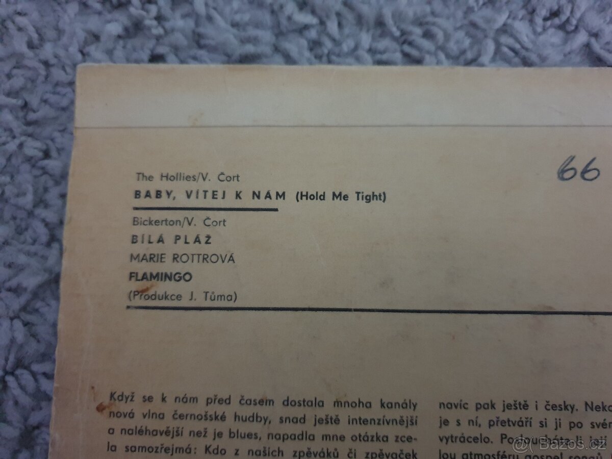 Marie Rottrová - Flamingo LP, SP - 13