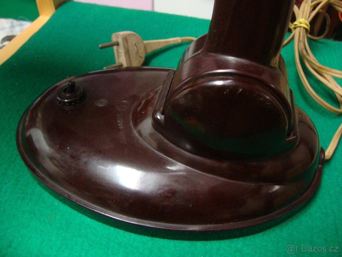 Retro starožitná lampa lampička bakelitová TYP 11126 pěkná - 13