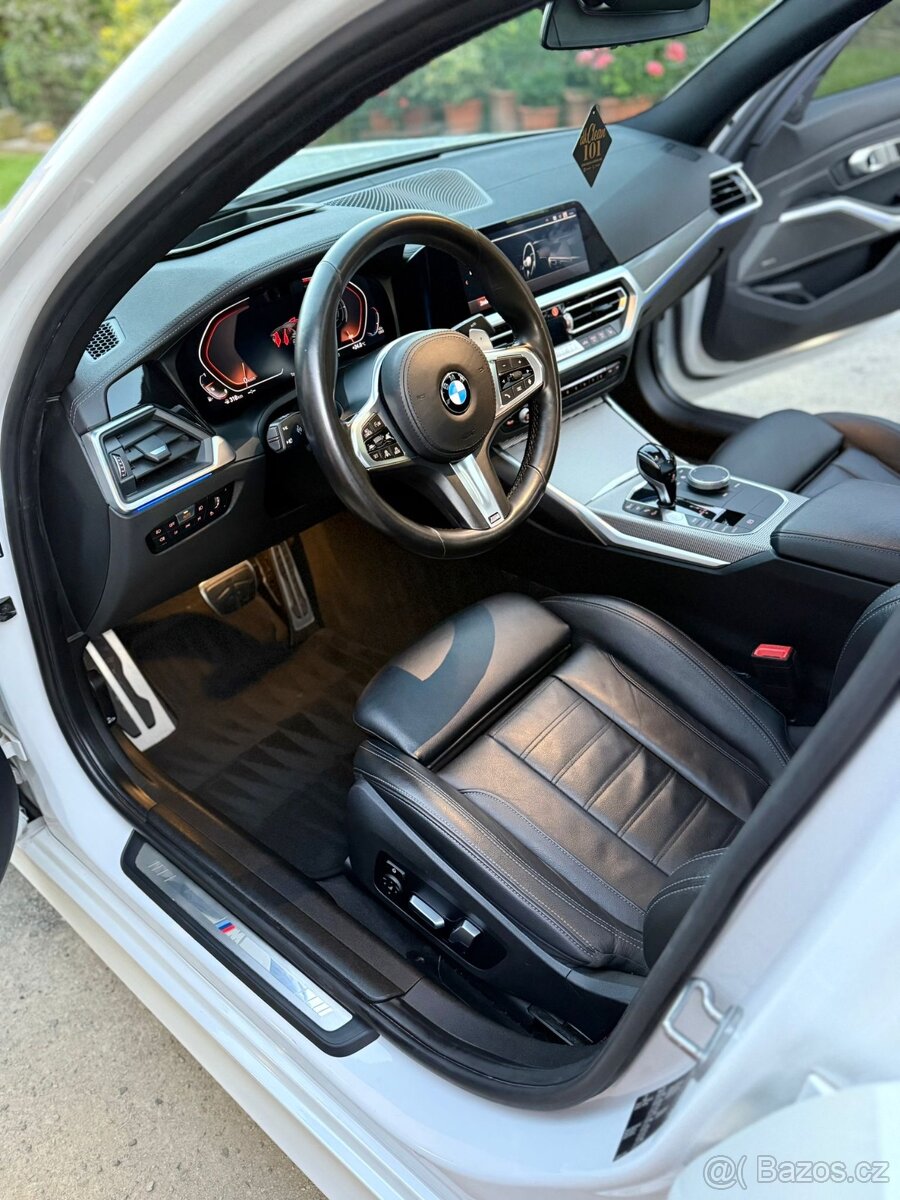 BMW 330i G20 2019 Mpaket zadokolka 190kw, bílá perleť, 19" - 13