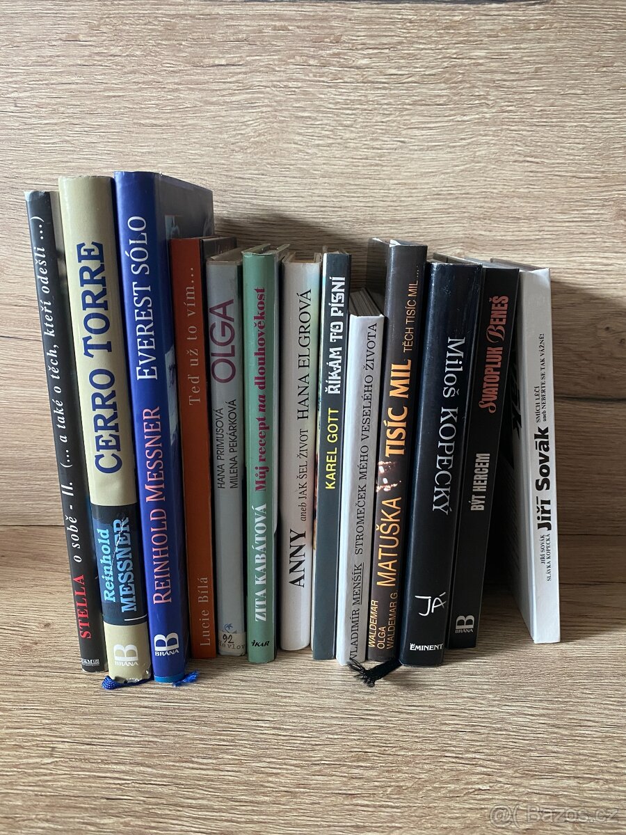 autobiografie Lucie Bílá Gott Kopecký knihy slavné osobnosti - 13