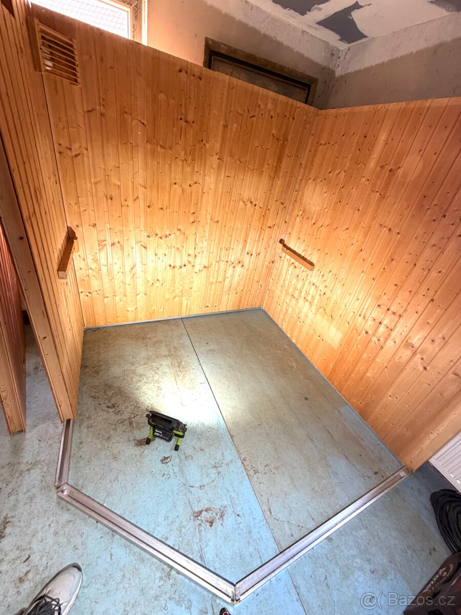 Finská sauna+kamna 6,6 kw - 13