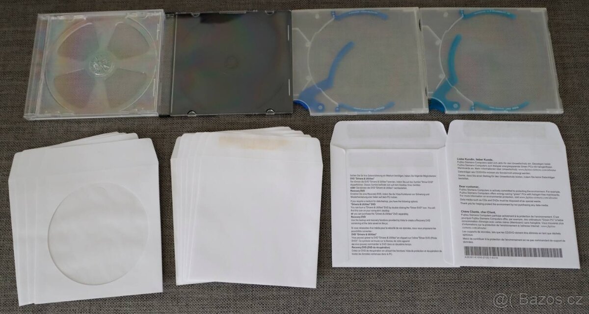 Nová CD-R, DVD±R, CD-RW, DVD±RW, DVD-RAM, obaly - 13