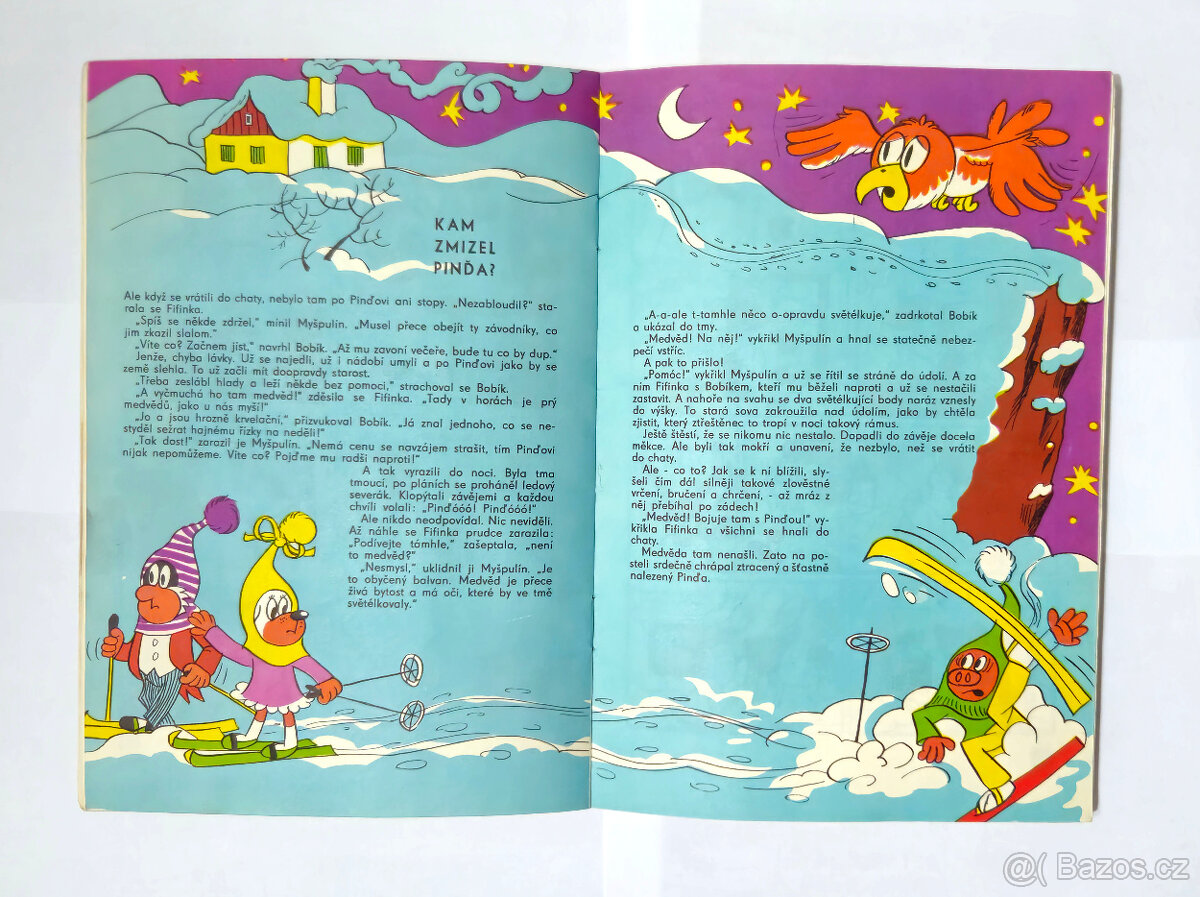 Čtyřlístek č.12 - Prázdniny na sněhu - Original 1970 - 13