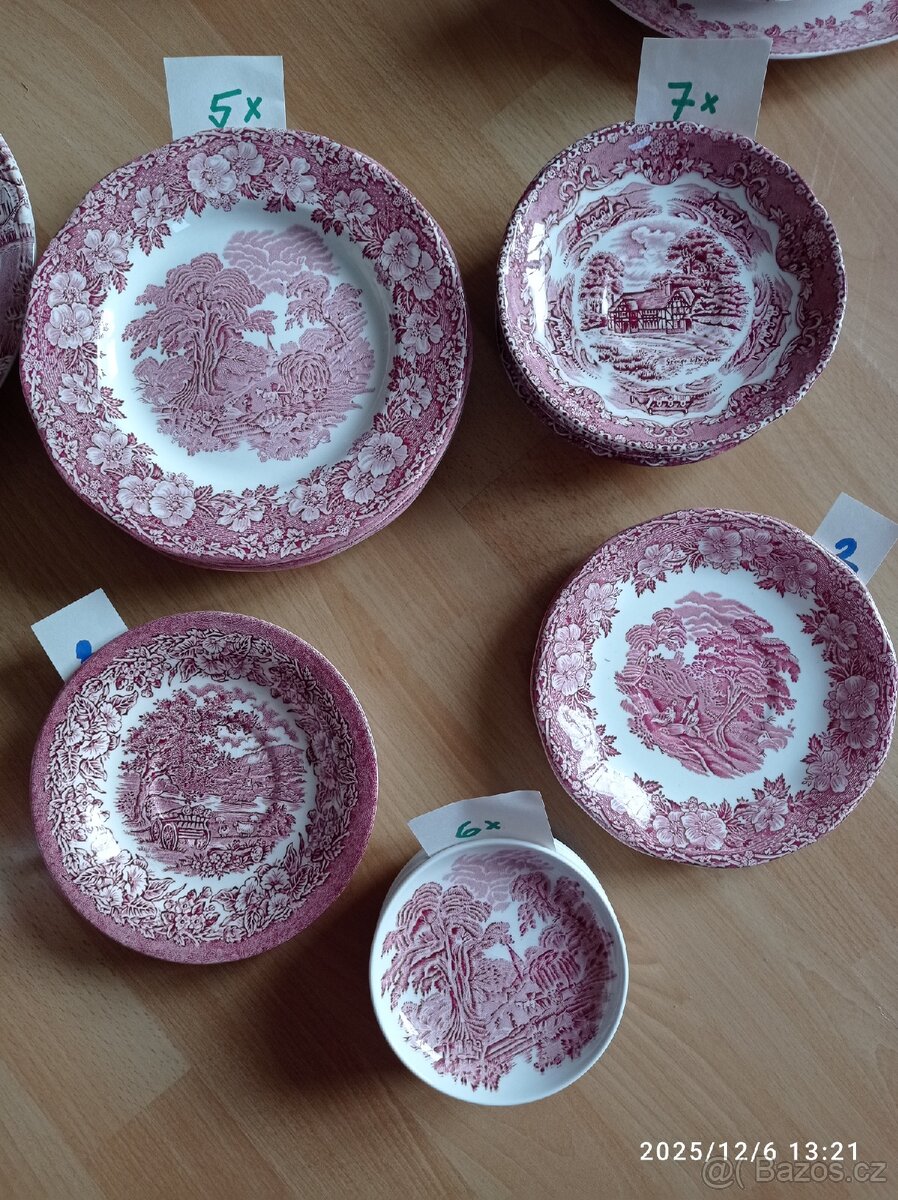 Starožitný anglický porcelán - 13