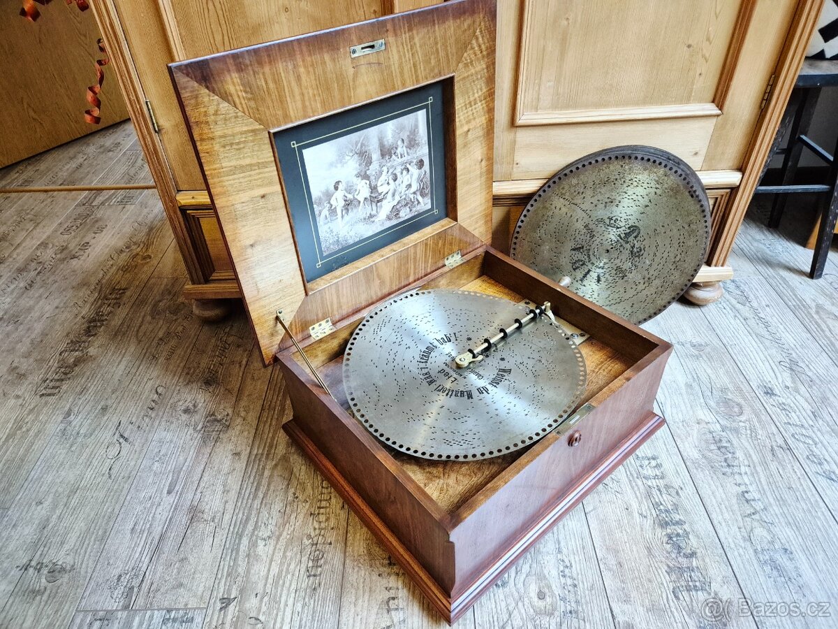 Velký starožitný Polyphon Musikwerke, rok 1898 - 13