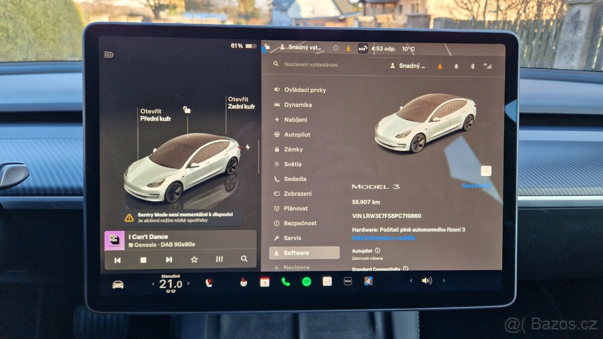 Tesla Model 3 SR Plus 60KW model 2023, RYZEN, odpočet DPH - 13