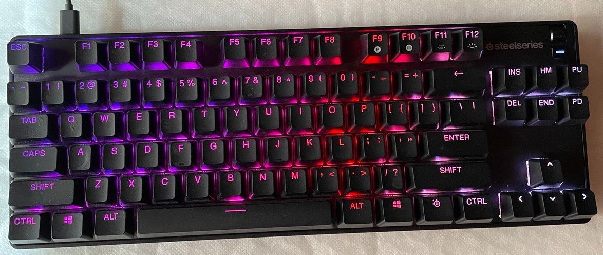 SteelSeries Apex 9 TKL + myš bezdrátová.MICROSOFT - 13