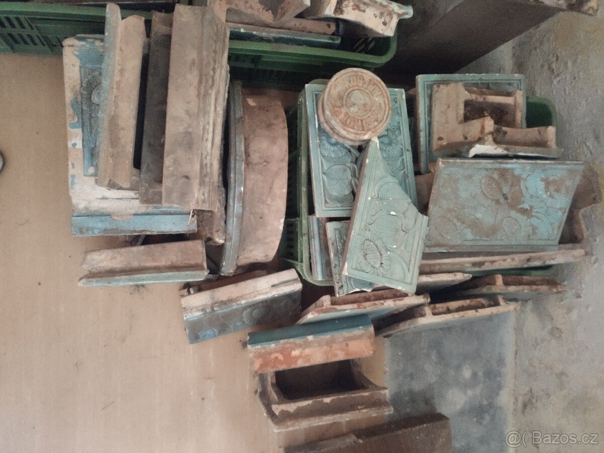 Kachlová kamna J. Široký 1907, Přerov - 13