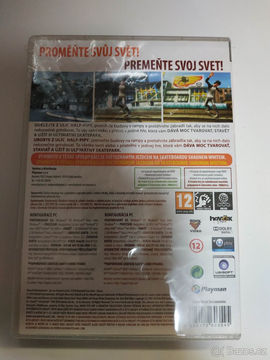 Hry na PC - zabalené ( Splinter Cell, Sniper, Shaun White) - 13