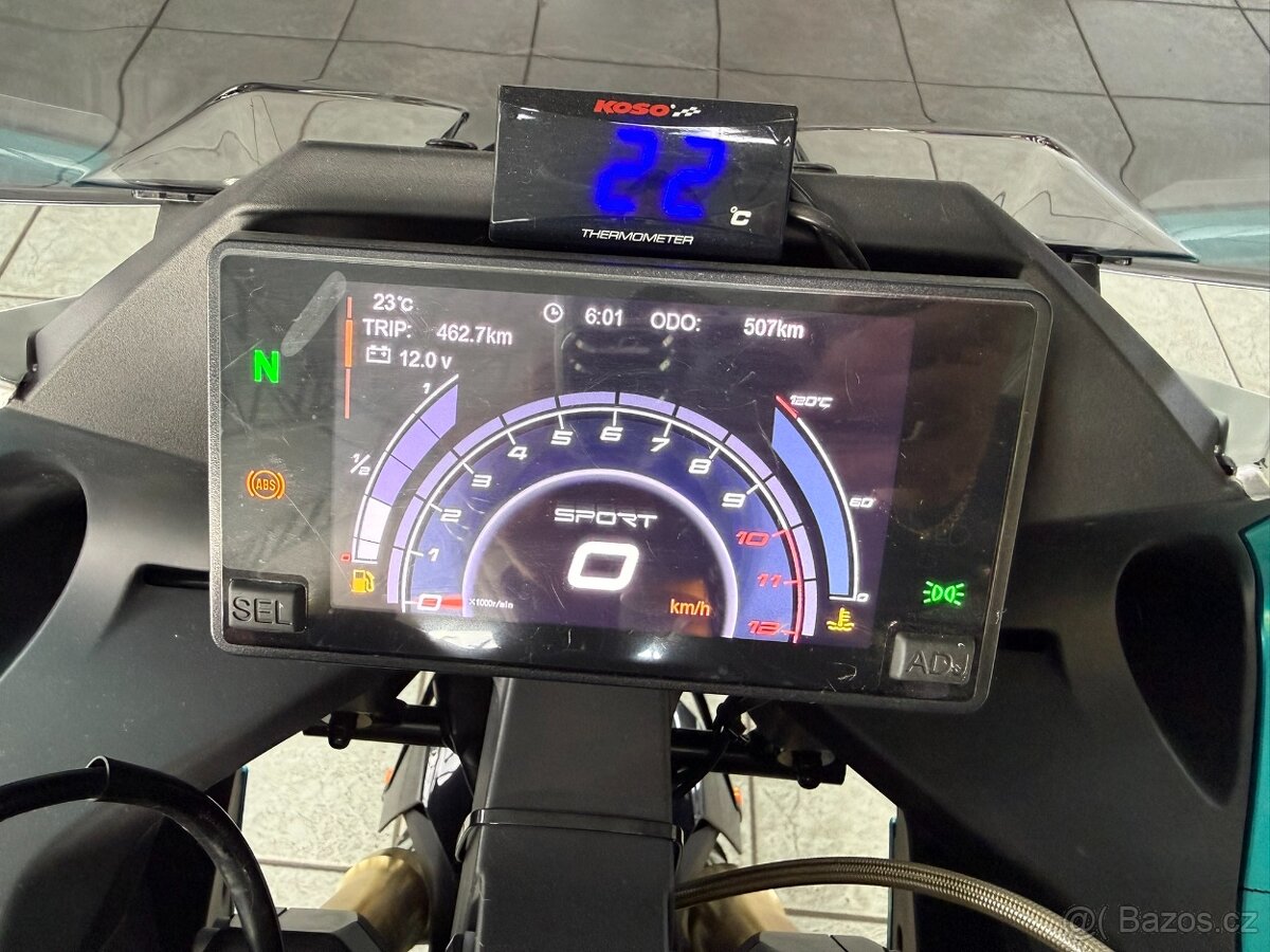 CFMOTO 300 SR DPH Nájezd - 500 km ještě bez registrace - 13