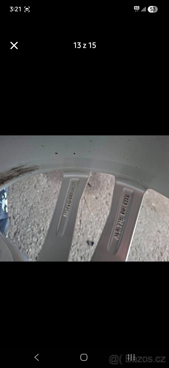 Alu kola R20 5x112 Originál Audi - 13