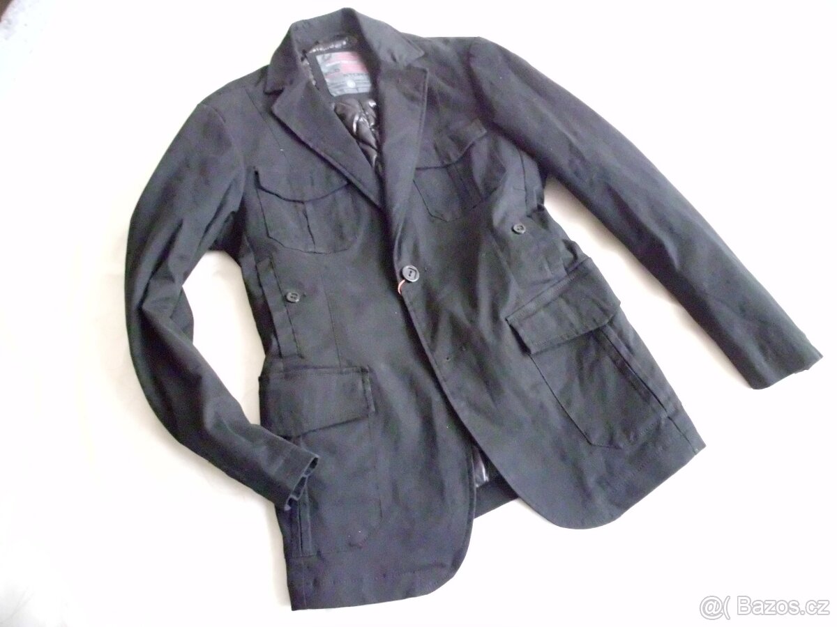 Piazza Italia nový pánsky sakový kabátik zateplený M - 13