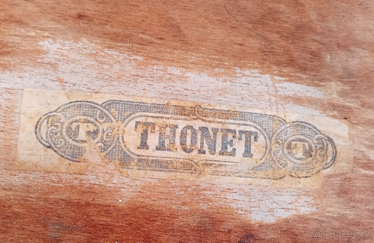 Dvě retro židle Thonet - 13