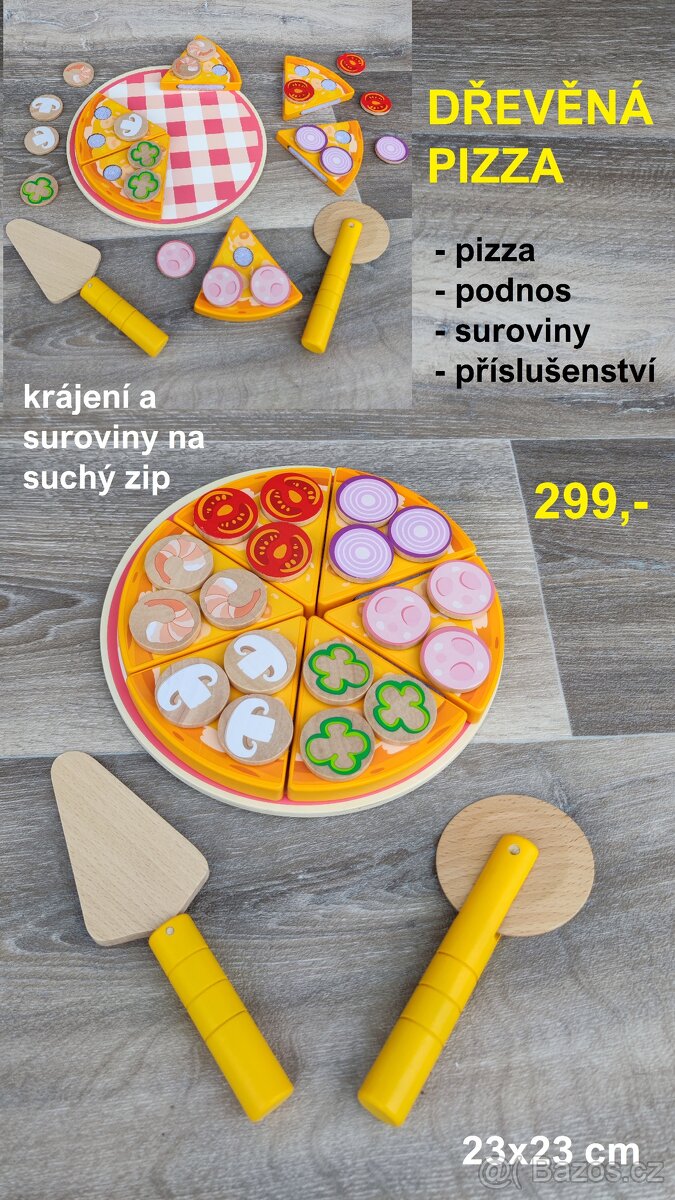 Dřevěné montessori hračky - VÝPRODEJ - 13